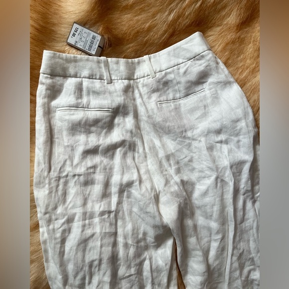 New MASSIMO DUTTI linen trouser Sz 8 US
High rise pant 5072 $129 wide leg - Picture 8 of 8